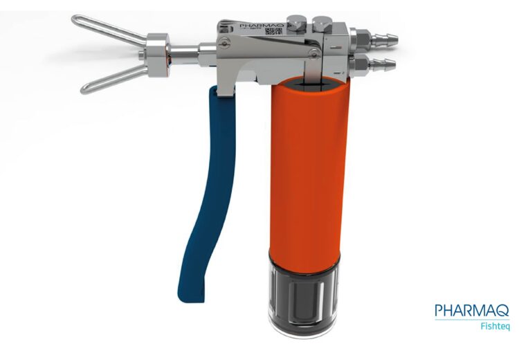 Las jeringas Micro-Matic® para vacunación manual que contribuyen al bienestar de los peces.