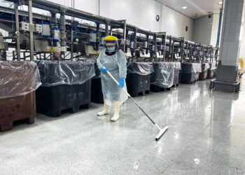 Tecnología de nanoburbujas permite reducir en un 70% el uso de productos desinfectantes en Salmones Camanchaca