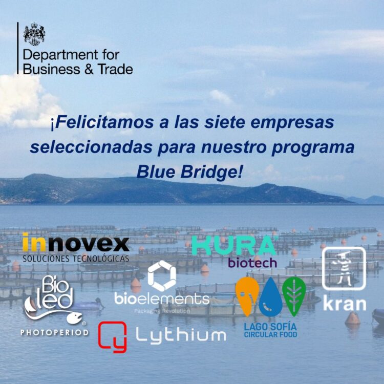 Embajada Británica anunció a las siete empresas chilenas ganadoras de su concurso Blue Bridge para el sector acuícola