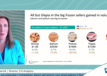 Estados Unidos: Disminuye precio del salmón y aumenta volumen de ventas