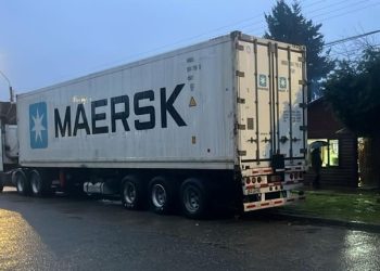 Detienen a cuatro individuos tras robo a camión cargado con salmón en Lanco