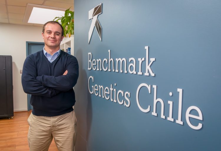 Juan Pablo Ramírez, gerente general Benchmark Genetics Chile. Créditos Benchmark Genetics.