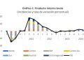 Evolución Producto Interno Bruto (PIB). Créditos: Banco Central.