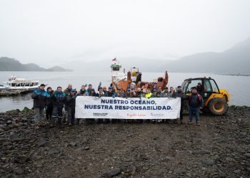Ventisqueros reúne a variados actores de la región en nueva limpieza de playa