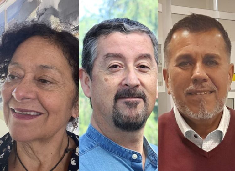 De izquierda a derecha: Dra. Doris Soto, Dr. Jaime Figueroa y el Dr. Ruben Avendaño. Créditos: Centro INCAR.
