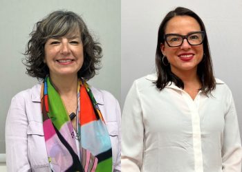 De izquierda a derecha: Dra. Alicia Gallardo y Dra. Javiera Cornejo.