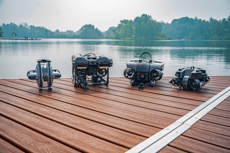 Familia de ROVs. Créditos Deep Trekker.