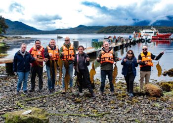 Blumar, Walmart y The Nature Conservancy visitan Aysén y entregan detalles de iniciativa de acuicultura regenerativa