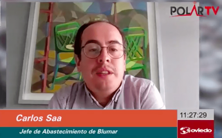 Carlos Saa, Jefe de abastecimiento de Blumar.