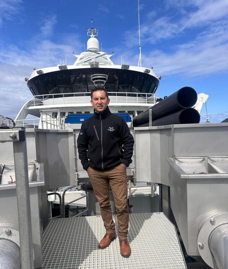 Cristián Sauterel, gerente de Producción de Australis Seafoods, Créditos Australis Seafoods.