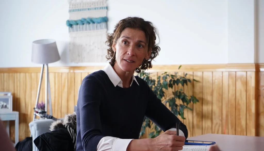 Francisca Rojas, gerente general de la Asociación de Salmonicultores de Magallanes. Créditos; sociación de Salmonicultores de Magallanes.