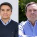 De izquierda a derecha: Gobernador regional de Aysén, Marcelo Santana y el gerente general de Cooke Chile, Andrés Parodi. Créditos: LinkedIn y Cooke Chile.