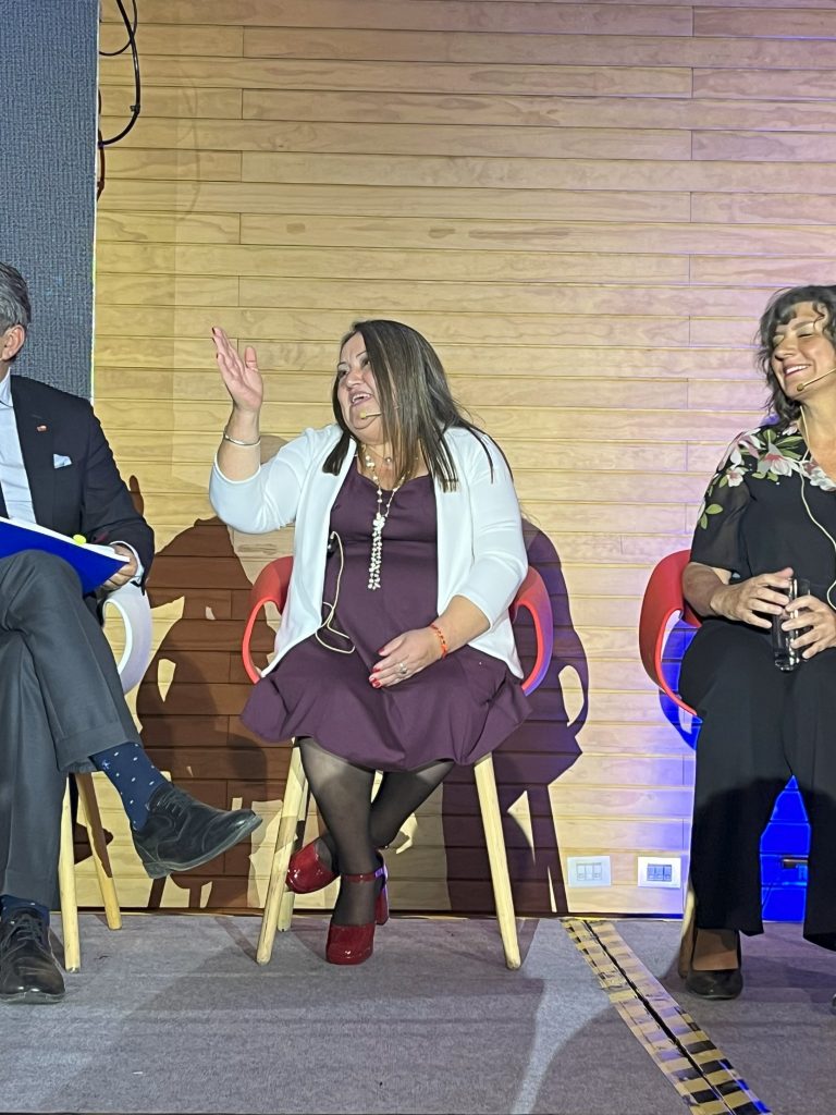 Marta Oyarzo, presidenta de la Coordinadora Nacional de Trabajadores del Salmón