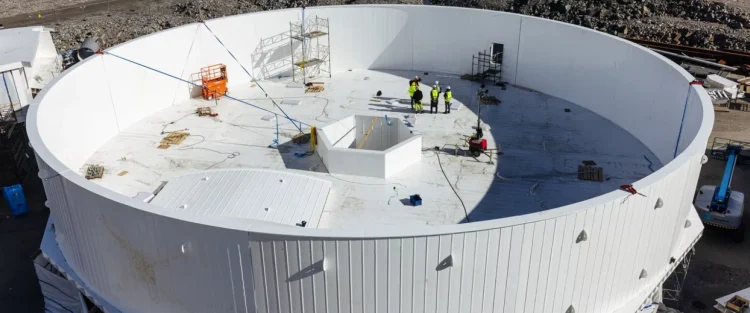 Avanza construcción de la piscicultura cerrada más grande del mundo