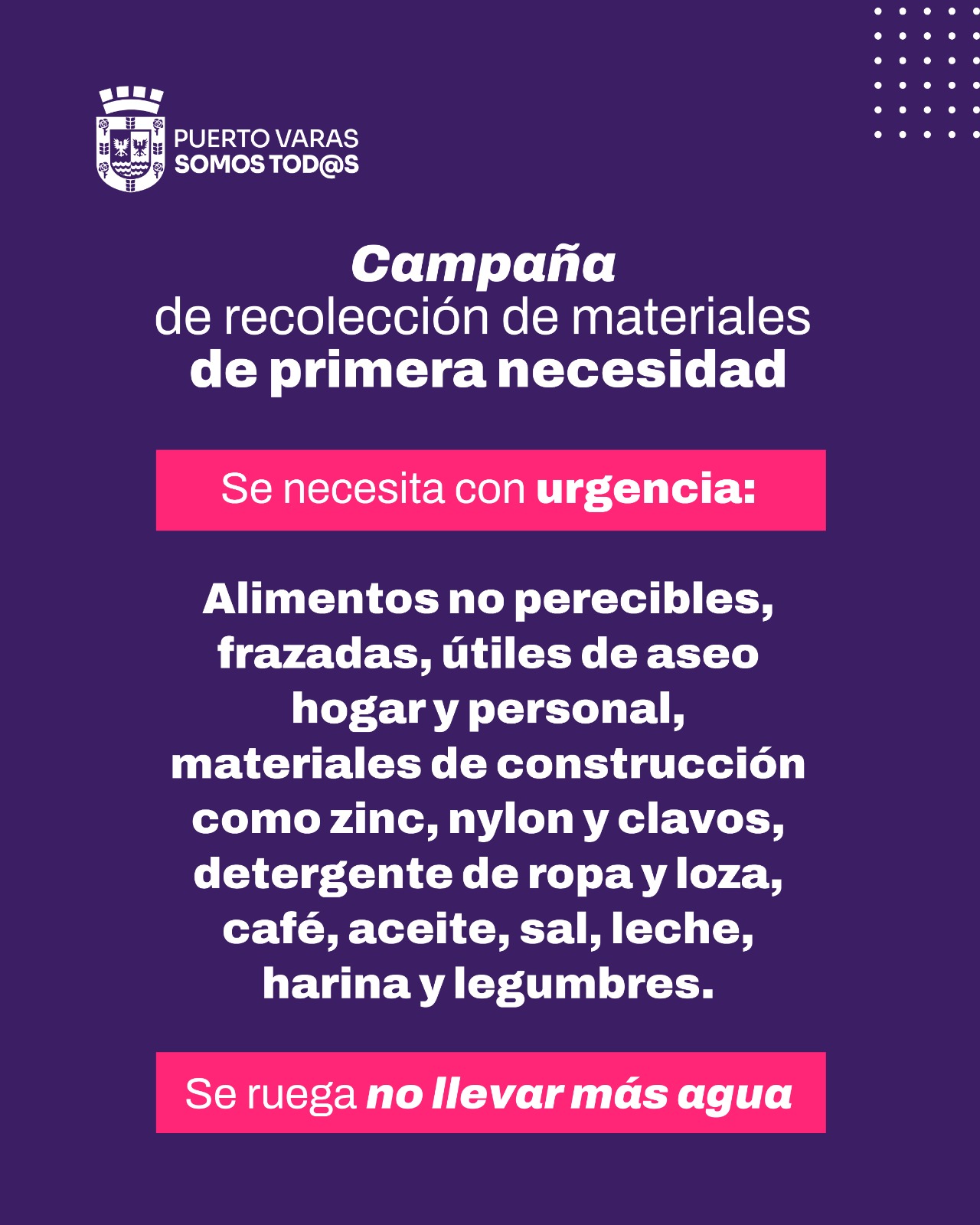 Emergencia en Puerto Varas