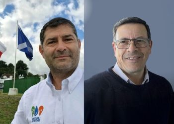 De izquierda a derecha: Pablo Carrillo, gerente de Salud de Lago Sofía y el nuevo gerente de Producción de la compañía, César Pinto. Créditos: LinkedIn.