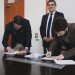 Alcaldes Wainraihgt y Gárate firmaron el compromiso por la innovación Créditos: Municipalidad de Puerto Montt.
