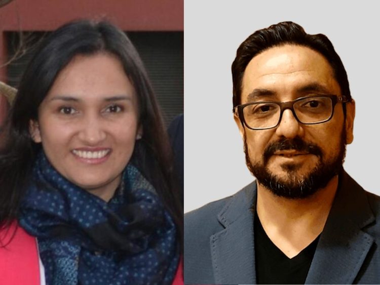 Los investigadores Yorley Duarte y Cristian Gallardo. Créditos: Centro INCAR.