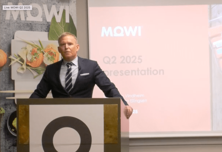CEO de Mowi, Ivan Vindheim. Créditos: Mowi