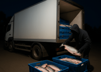 Editorial robo de salmones