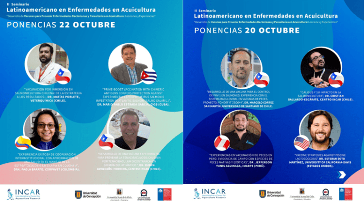Seminario Latinoamericano en Enfermedades en Acuicultura lanza programa para sesiones sobre vacunas