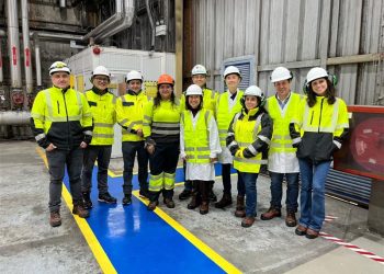 Visita ejecutivo a Skretting Chile