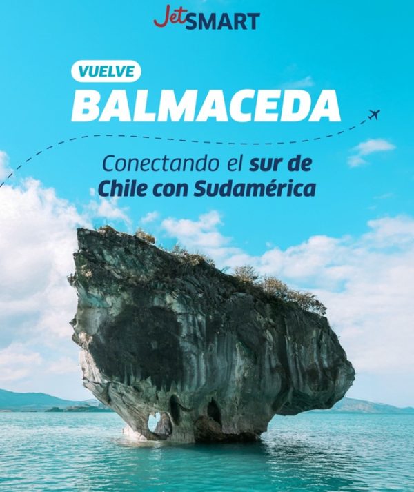 JetSMART ya retomó las operaciones en la ruta Puerto Montt – Balmaceda