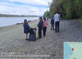 Compromiso en acción: La Portada y la comunidad de Calbuco unen fuerzas por un borde costero limpio