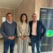 Equipo de Deloitte; Jaime Caiceo, Susana Zamora y Manuel Gálvez. Foto: InfoSALMON.