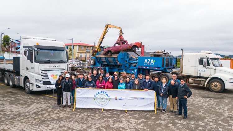 Guaitecas avanza: 15 Toneladas de chatarra se transforman en futuro