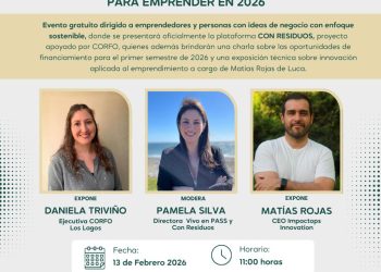 El webinar contará con la presencia de Daniela Triviño, Pamela Silva y Matías Rojas Foto: Corfo