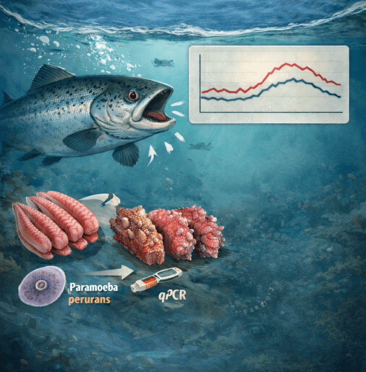 Cuando las branquias aún no muestran daño: la frecuencia respiratoria anticipa la AGD en Salmo salar