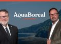 El Ministro de Agricultura, Pesca y Alimentación, Donald Martel, junto al presidente de AquaBoreal, Léopold Landy. El decreto ministerial impulsará la soberanía alimentaria en la provincia de Quebec. (Foto: CISION)
