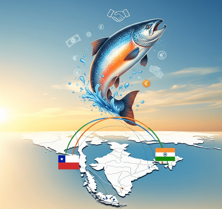 Acuerdo Chile-India abriría nueva oportunidad para Chile y el salmón
