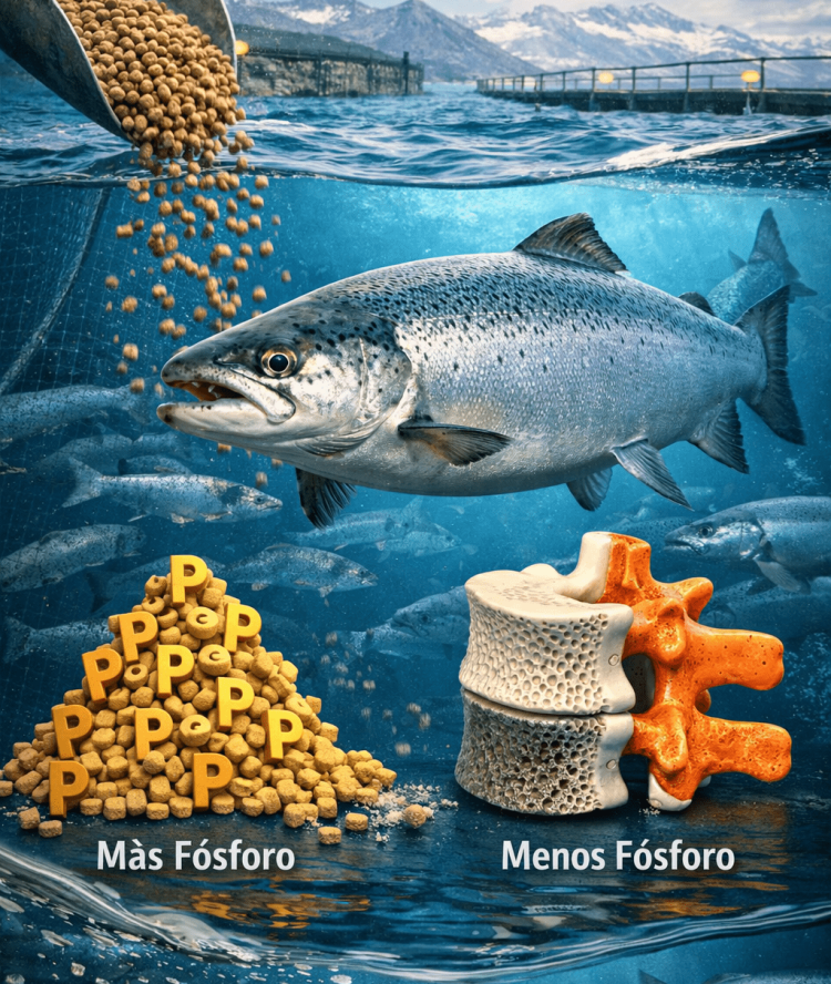 Repensar la nutrición: estudio revela que el salmón necesita menos fósforo de lo que se pensaba