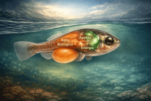 Antes de comer, el cerebro ya tiene hambre: cómo el salmón activa su apetito antes de la primera alimentación