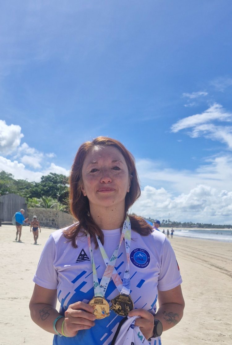 Vanessa Garrido brilla en Brasil con apoyo de AquaChile