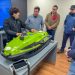 THS suma dron acuático para batimetrías y medición de caudales en ríos del sur de Chile