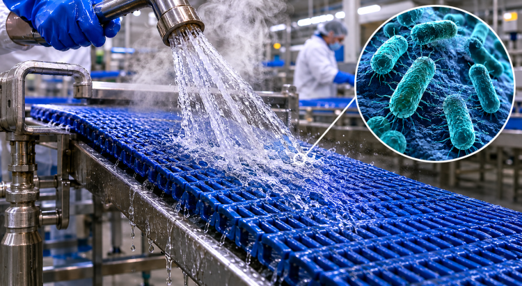 Agua caliente vence a la desinfección química: ¿cómo eliminar Listeria persistente en plantas de alimentos?