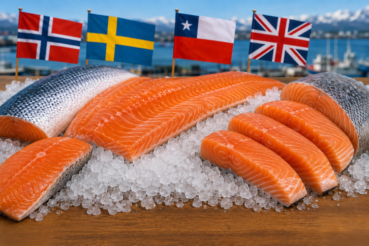 ¿Cómo compiten Chile y Europa en el mercado global del salmón?