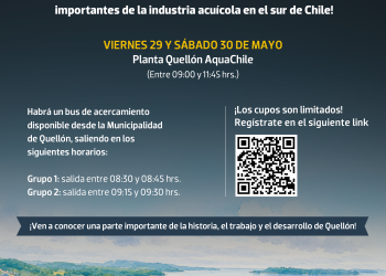AquaChile abrirá sus puertas en Quellón para acercar la salmonicultura a la comunidad en el Día de los Patrimonios
