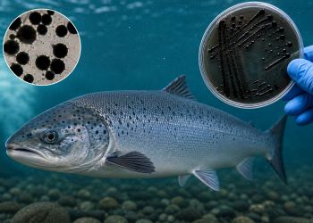 Melanina de Aeromonas salmonicida: el “pigmento negro” que manipula las defensas del salmón sin causar daño aparente