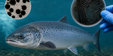 Melanina de Aeromonas salmonicida: el “pigmento negro” que manipula las defensas del salmón sin causar daño aparente