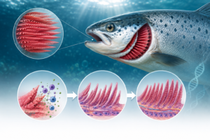 Branquias bajo reconstrucción: estudio revela las tres fases que permiten al salmón recuperarse de daños severos