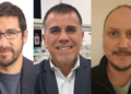 De izquierda a derecha: Dr. Fernando Mardones, Dr. Ruben Avendaño y el médico veterinario Álvaro Gaete. Créditos: Cedida por los autores.
