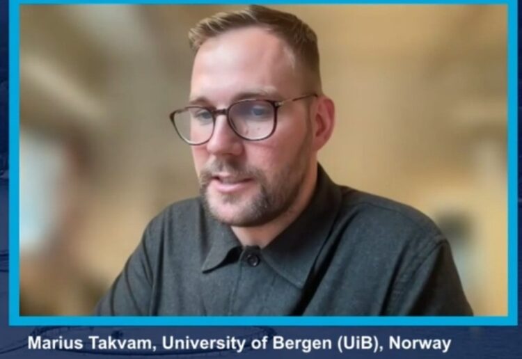 Marius Takvam, investigador de la University of Bergen, Noruega.