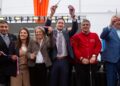 Inauguración de la Semana del Salmón 2026 en la Plaza de Armas de Puerto Montt.