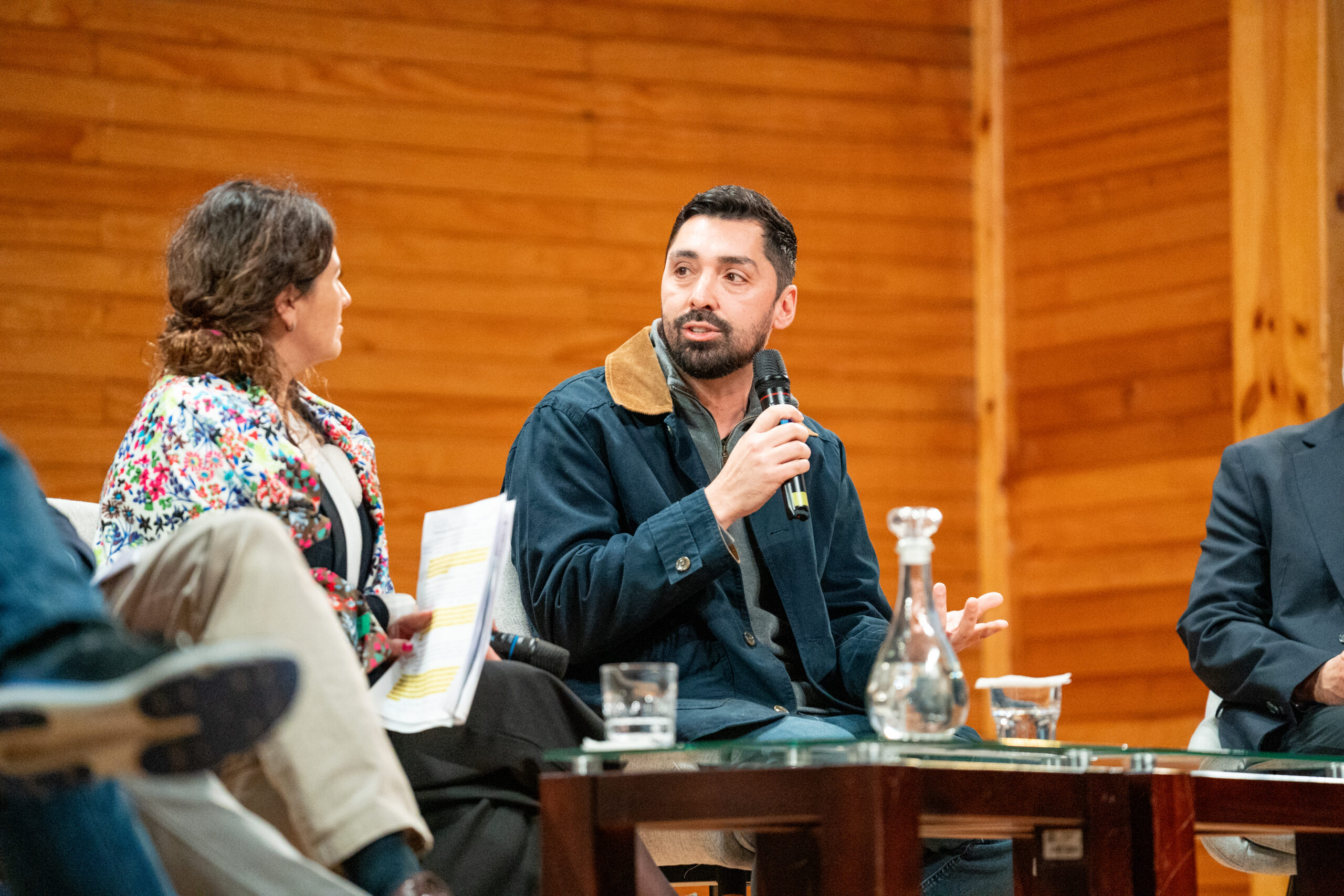 David Garrido, gerente Técnico de Salmones Aysén, relevó la importancia de medir, recopilar información y reconocer que el avance hacia la sostenibilidad no siempre es lineal.