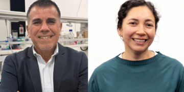 Dr Ruben Avendaño y Dra Valentina Valenzuela. Créditos: Cedida.
