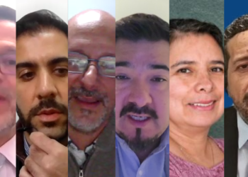 Expositores del webinar “Regulación de la Edición Génica: Experiencias Internacionales y Desafíos para Chile”.